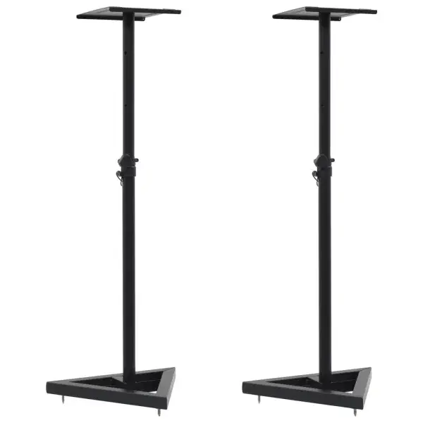 Studio Monitor Speaker Stands 2 st Zwart Staal