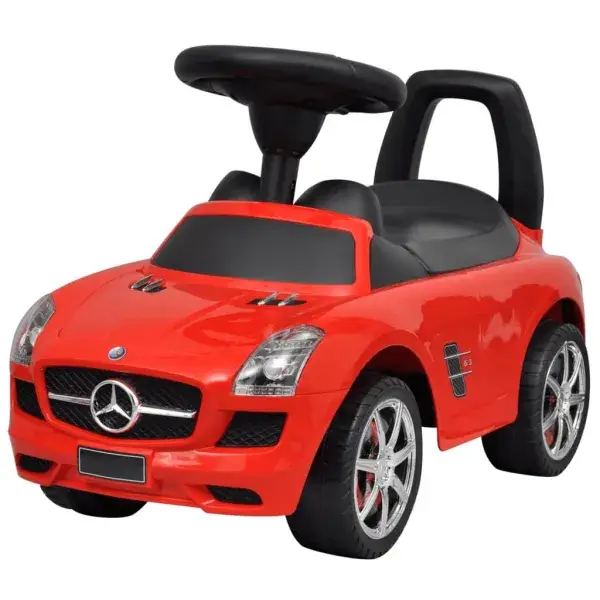 Voetaangedreven kinderauto Rood