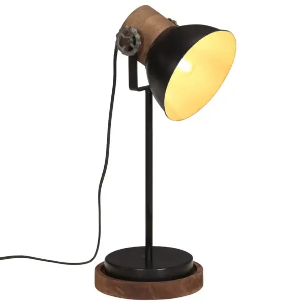 Bureaulamp 25 W Zwart 17x17x50 cm E27