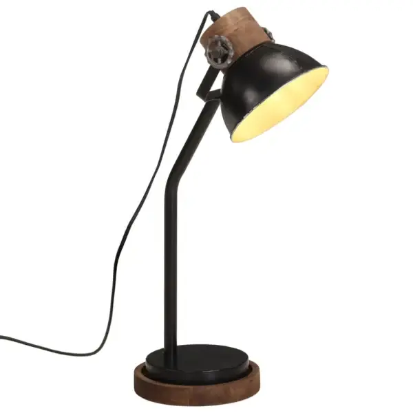 Bureaulamp 25 W Zwart 18x18x60 cm E27