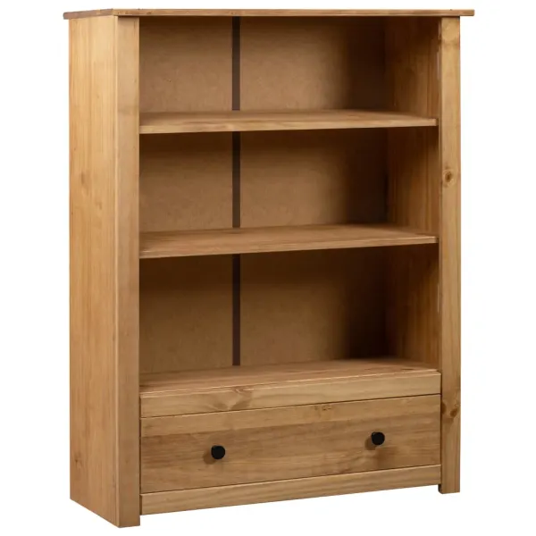 Boekenkast 80x35x110 cm massief grenenhout Panama-serie