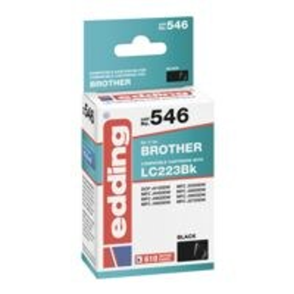 edding Inktpatroon vervangt Brother »LC223BK«