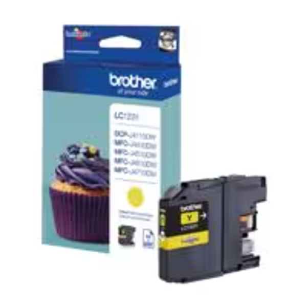 Brother Inktpatroon »LC-123Y«