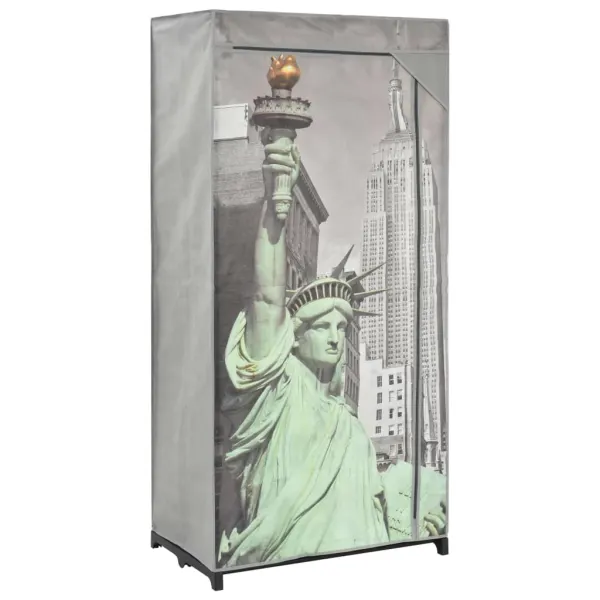 Kledingkast New York 75x45x160 cm Stof