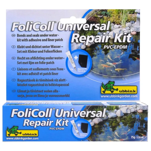 Ubbink Vijverfolie Reparatieset "FoliColl" 75g voor AquaLiner PVC/EPDM-folies