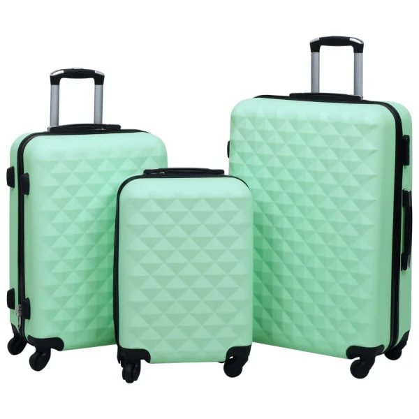 Hardcase Trolleyset 3-delig Mint ABS