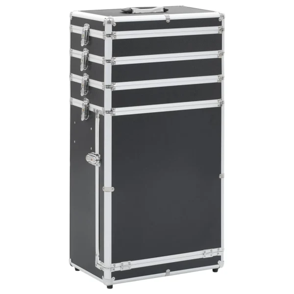 Make-up Trolley Aluminium Zwart