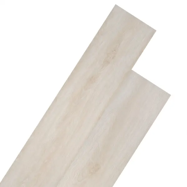 Zelfklevende PVC Vloerplanken 5,02 m² 2 mm Eiken Klassiek Wit
