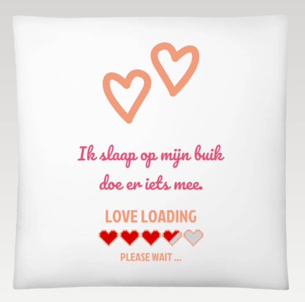 Kussensloop – "Ik slaap op mijn buik – doe er iets mee."