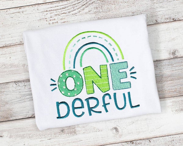 ONE derful, 1st Birthday Shirt