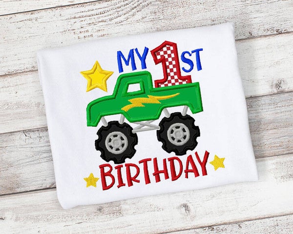 My 1st Monster Truck , 1st Birthday