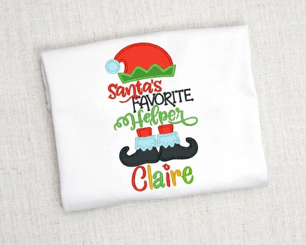Santa's Favorite Helper Christmas Shirt