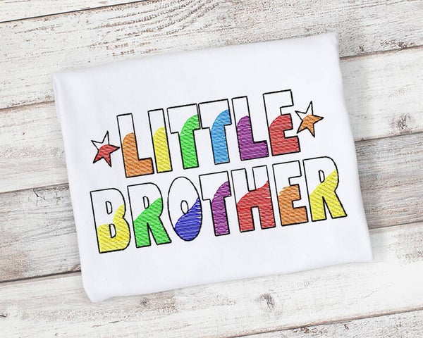 Little Brother Shirt or Bodysuit, Sibling
