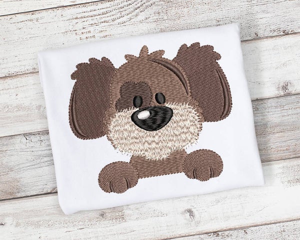 Puppy Peeker Name Shirt or Bodysuit