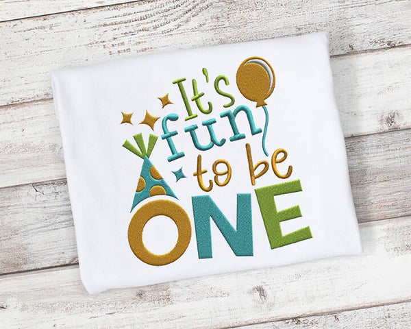 It's Fun To Be One! 1st Birthday Shirt