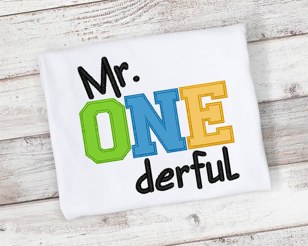 Mr One Derful 1st Birthday