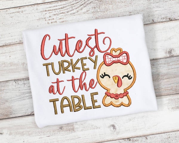 Cutest Turkey at The Table, Thanksgiving