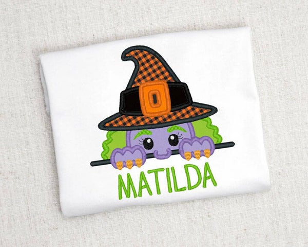 Girl Witch Halloween Peeker