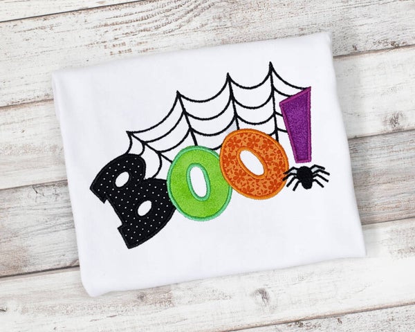 Boo Halloween Shirt for Girls & Boys