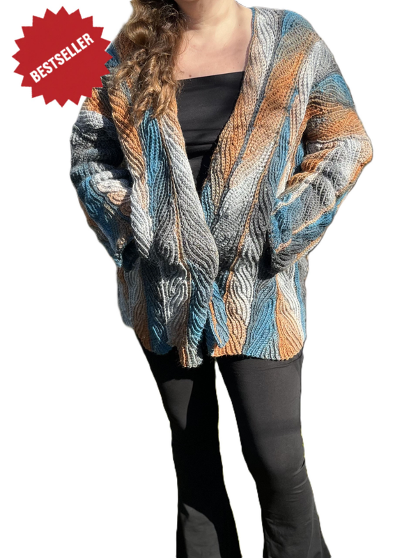 Cardigan "Dancing Leaves"