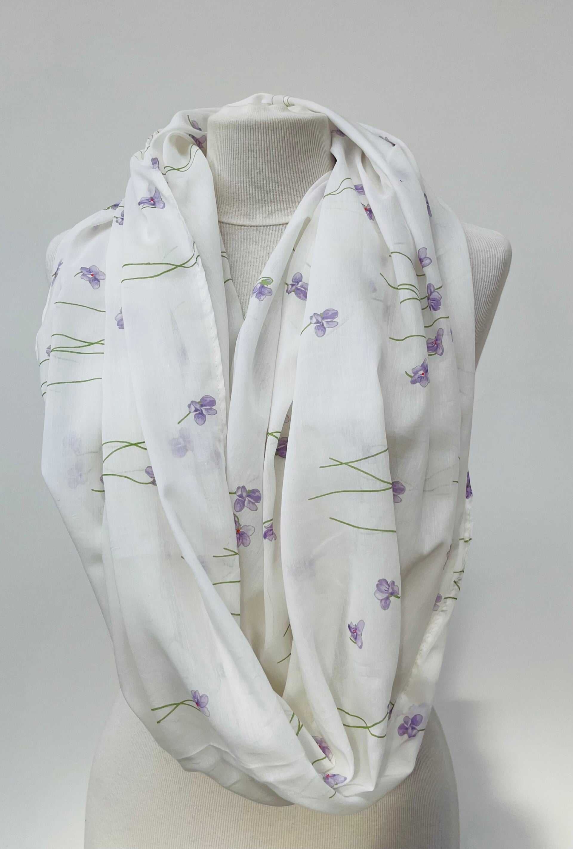 Snood en Coton & Soie – Pièce Unique – Manufacture Française Description :