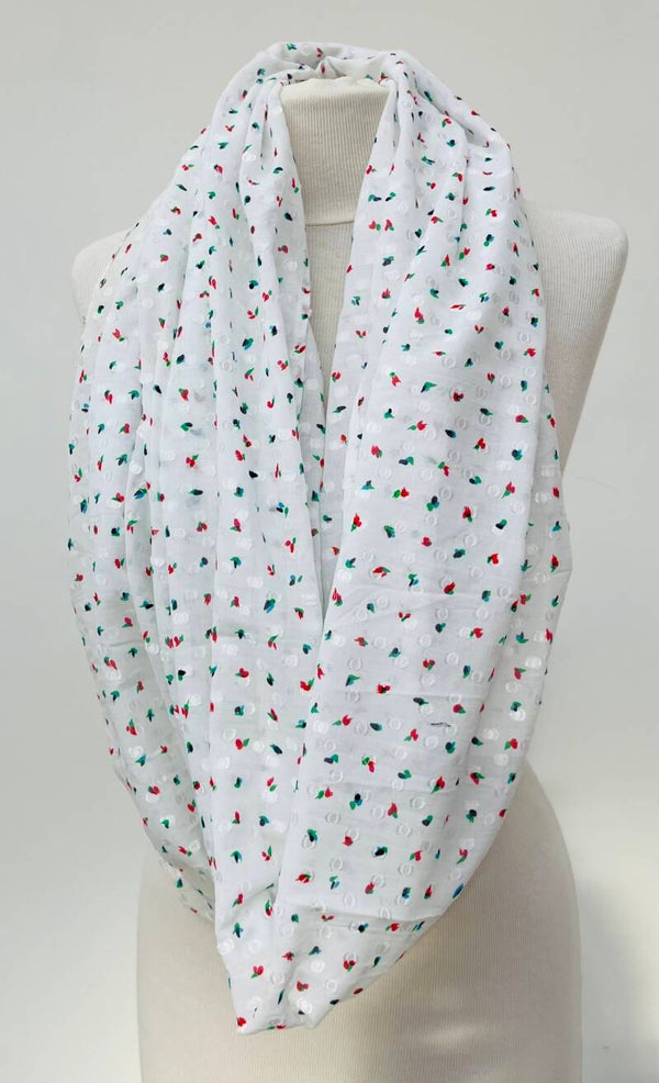 Snood en Coton Plumetis – Pièce Unique – Manufacture Française