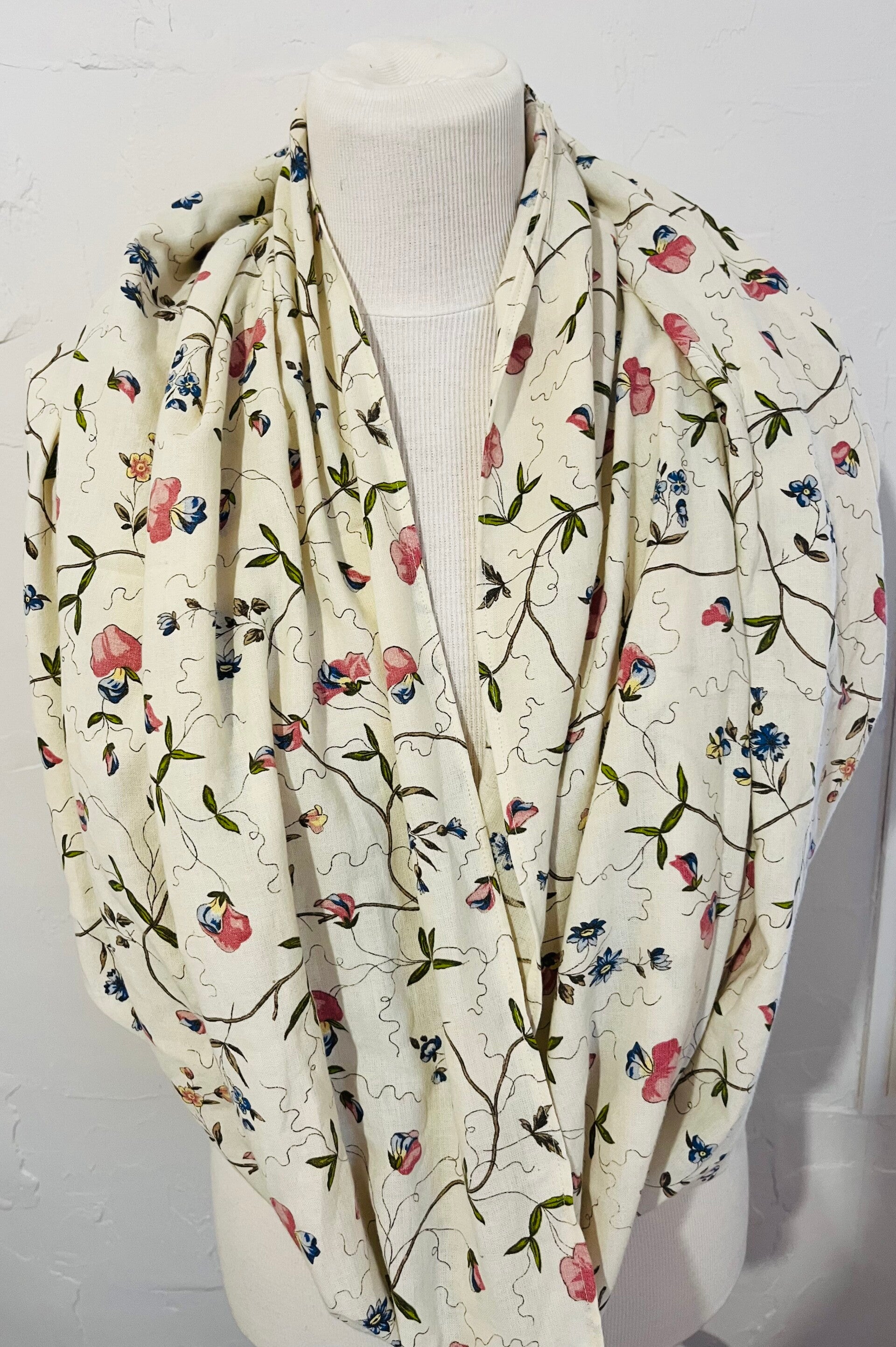 Écharpe pure coton unique