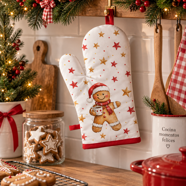 Oven mitt Cocoa and cookie