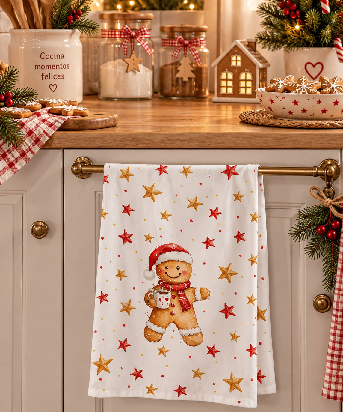 Kitchen towel Cocoa and cookie