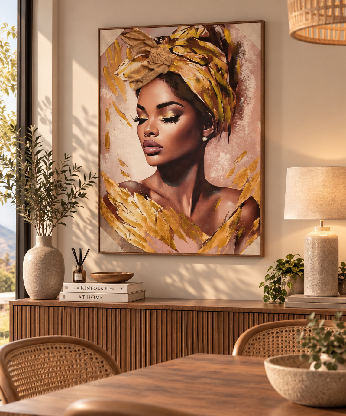 CUADRO LIENXO 70X3X100 AFRICANA