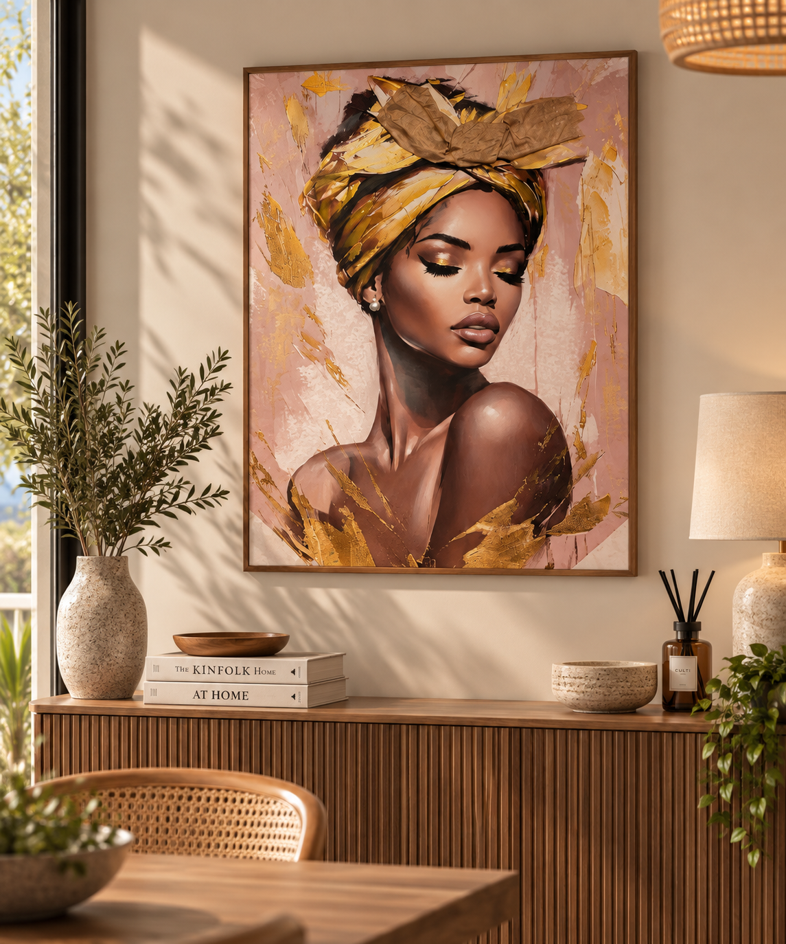 CUADRO LIENXO 70X3X100 AFRICANA