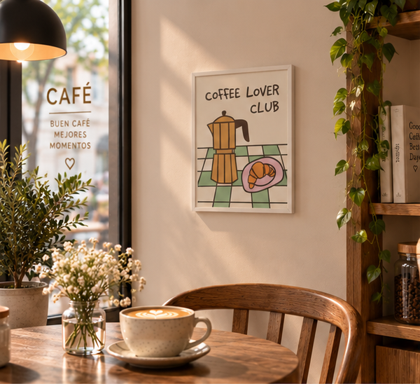 CUADRO MDF 30X3X40 CAFE IMPRESO