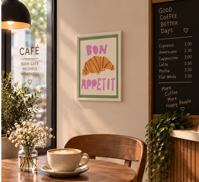 CUADRO MDF 30X3X40 CAFE IMRESO