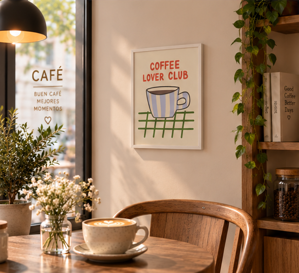 CUADRO MDF 30X3X40 CAFE IMPRESO