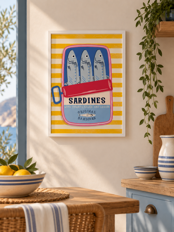 CUADRO LIENZO PS 30X2,2X40 SARDINAS