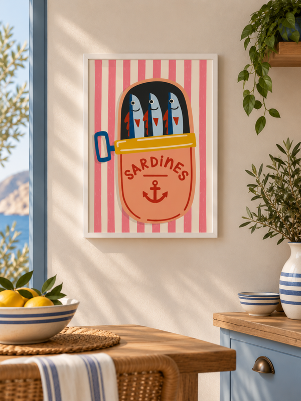 CUADRO LIENZO PS 30X2,2X40 SARDINAS