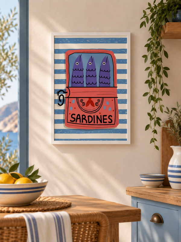 CUADRO LIENZO PS 30X2,2X40 SARDINAS