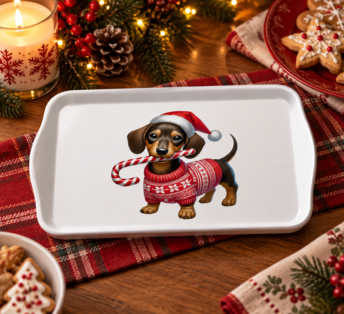 Tray melamine 13x21 cm Anton