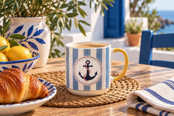 MUG PORCELANA NEW BONE 12X8,5X10 410ml