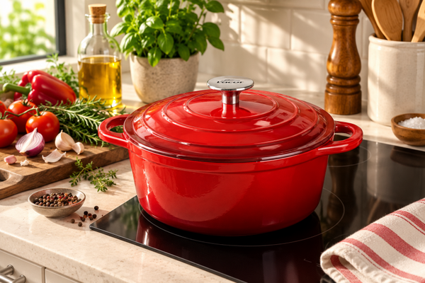 CACEROLA HIERRO FUNDIDO RED 20CM