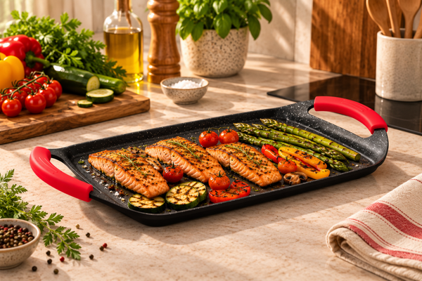 PLACA-GRILL ALUMINIO 36 CMS ECO PIEDRA