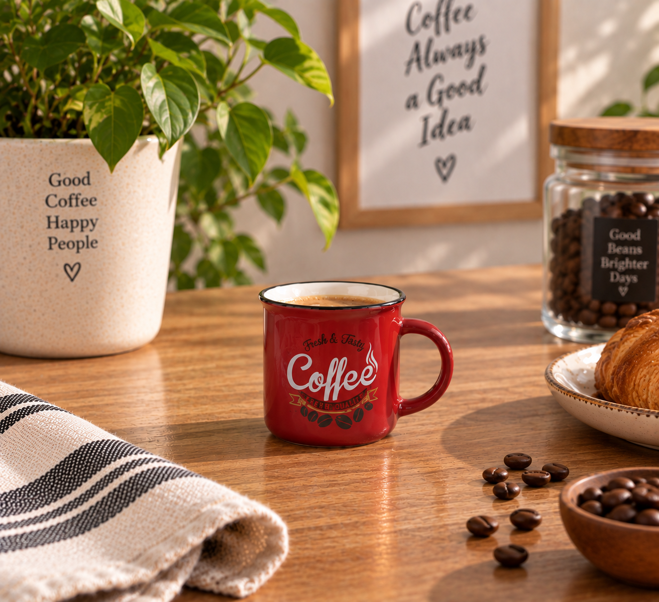 MUG PORCELANA 12,5X9,5X8,5 360 RETRO CAFE