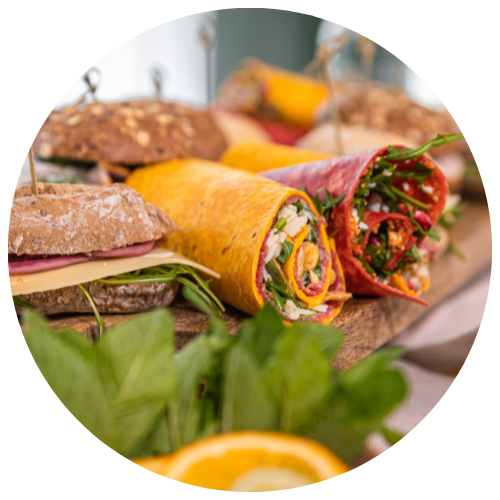 Compleet verzorgde lunch op locatie, omgeving Sittard.