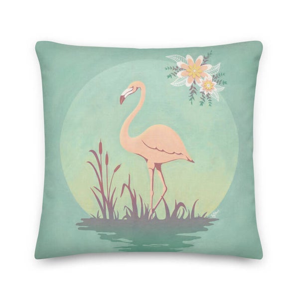 Coussin Flamingo