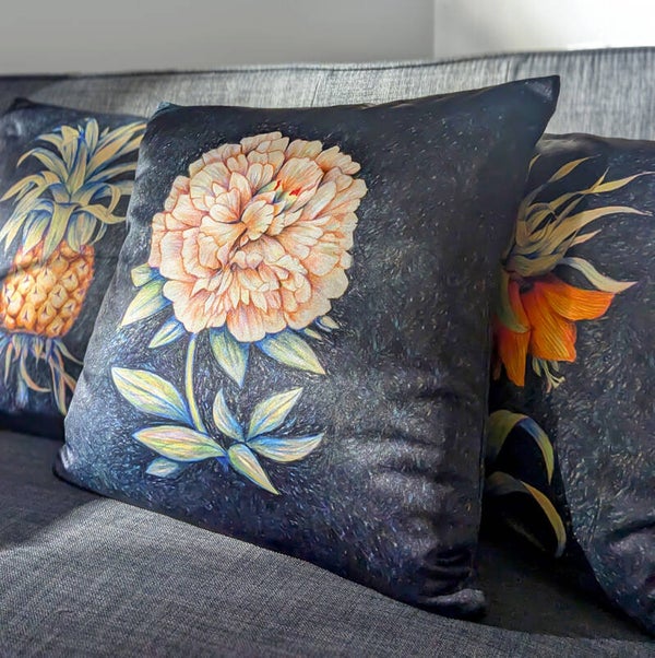 Coussin décoratif Pivoine