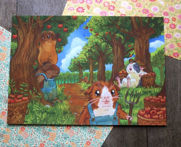 "The Apple Farmers" Art Print