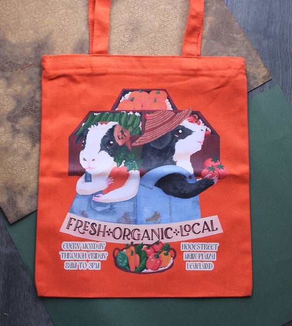 Beanie Banini's Day Market Zippered Tote Bag
