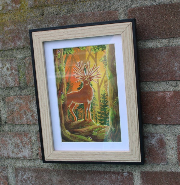 The Forest Spirit Framed Original Painting