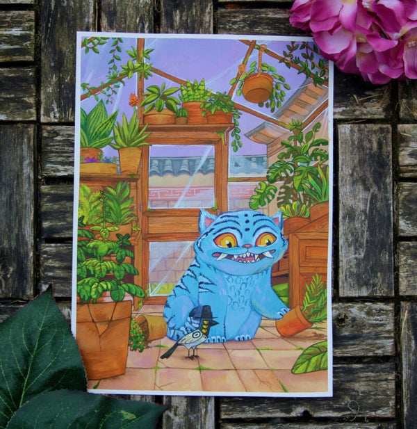 Greenhouse Chaos Original Painting