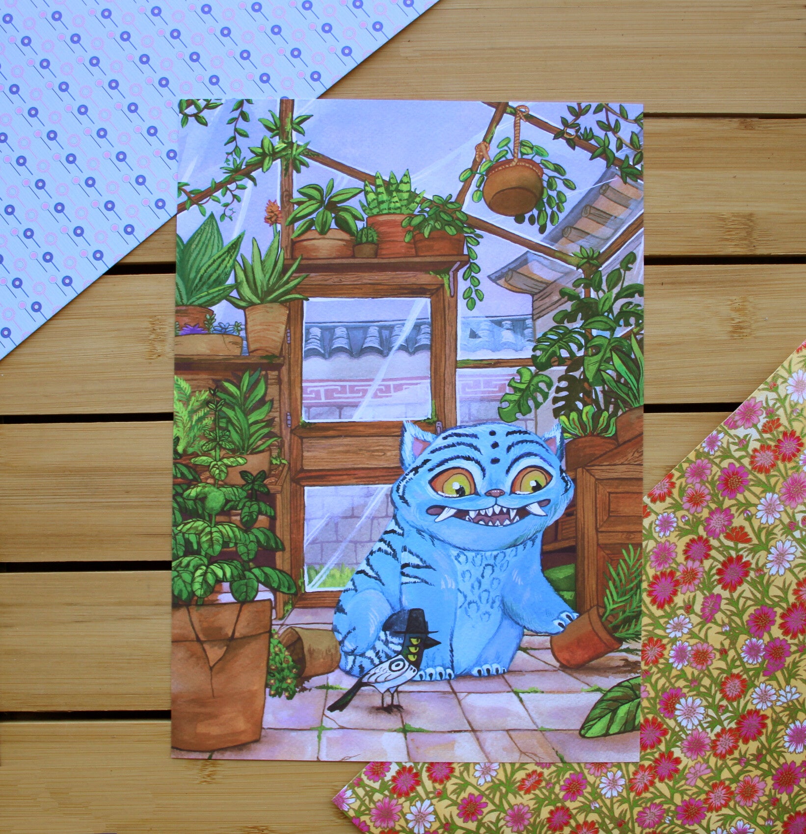 "Greenhouse Chaos" Art Print